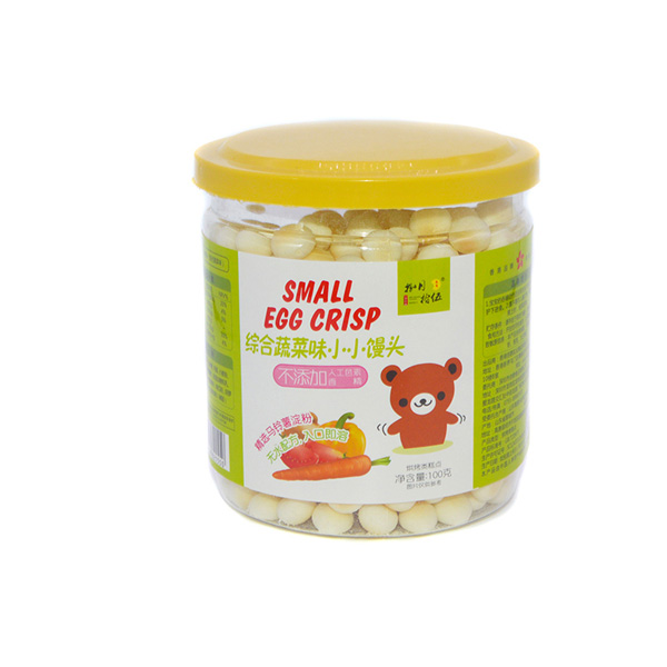 捌月拾伍小小饅頭小熊綜合蔬菜味100g