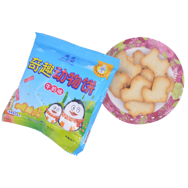 南極小企鵝奇趣動物餅干牛奶味細(xì)節(jié)