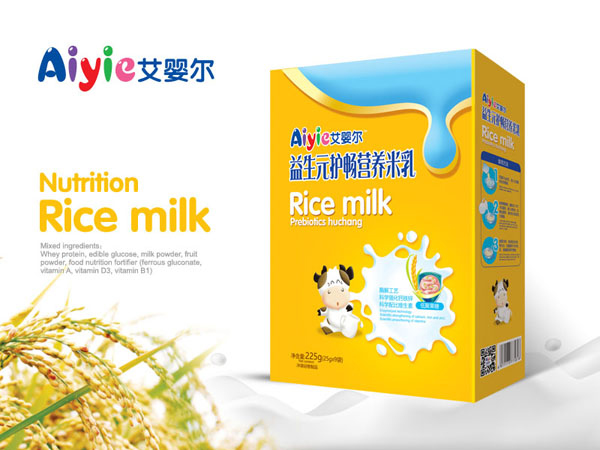 艾嬰爾益生元護暢營養(yǎng)米乳盒裝
