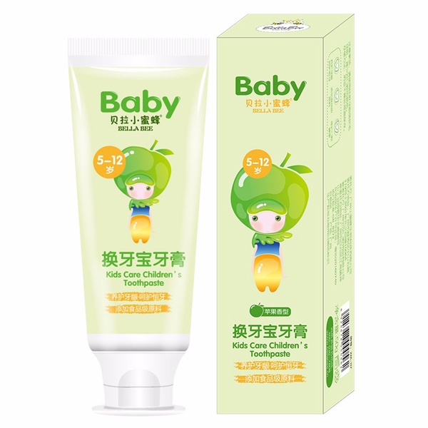 貝拉小蜜蜂換牙寶牙膏 50g(蘋果味).jpg 貝拉小蜜蜂換牙寶牙膏 50g(蘋果味).jpg