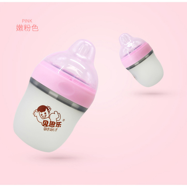 BENLE貝恩樂廣口徑仿真母乳實感硅膠奶瓶260ML嫩粉色.jpg BENLE貝恩樂廣口徑仿真母乳實感硅膠奶瓶260ML嫩粉色.jpg