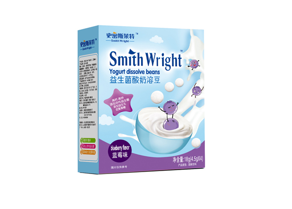 史密斯萊特益生菌酸奶溶豆-藍(lán)莓味