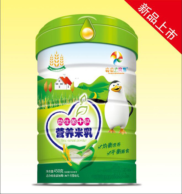 央央大風(fēng)車營(yíng)養(yǎng)米乳(益生菌+鈣) 罐裝