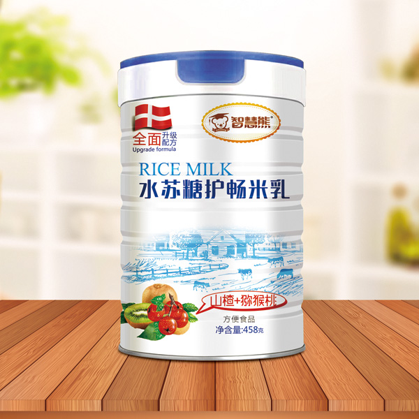 智慧熊水蘇糖護暢米乳-山楂+獼猴桃