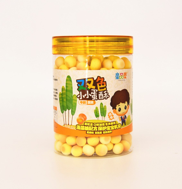 童品堂雙色小小蛋酥(牛奶蛋黃)