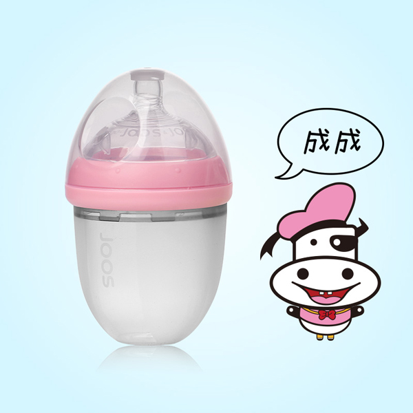 吉子天然母乳硅膠奶瓶 160ml 粉色(成成).jpg 吉子天然母乳硅膠奶瓶 160ml 粉色(成成).jpg