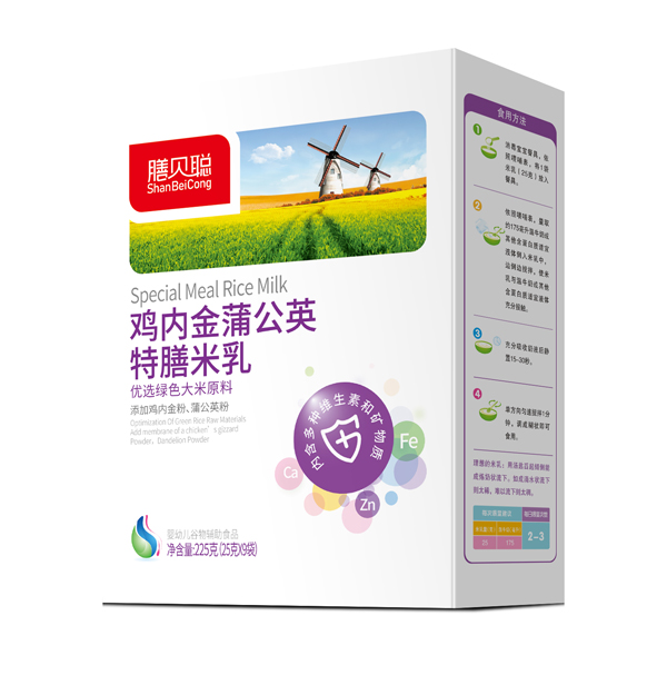 膳貝聰雞內金蒲公英特膳米乳 盒裝
