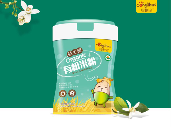 聰俐寶益生菌有機(jī)米粉 聽裝