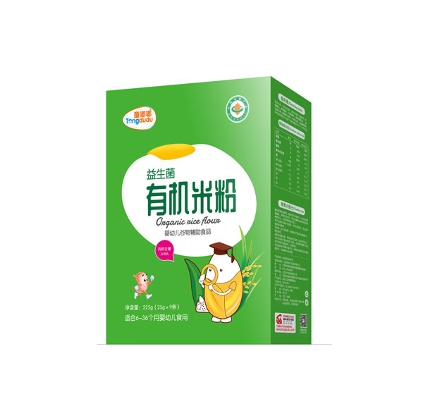 童嘟嘟益生菌有機(jī)米粉 盒裝