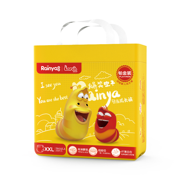 潤(rùn)婭爆笑蟲(chóng)子鉑金裝嬰兒成長(zhǎng)褲XXL