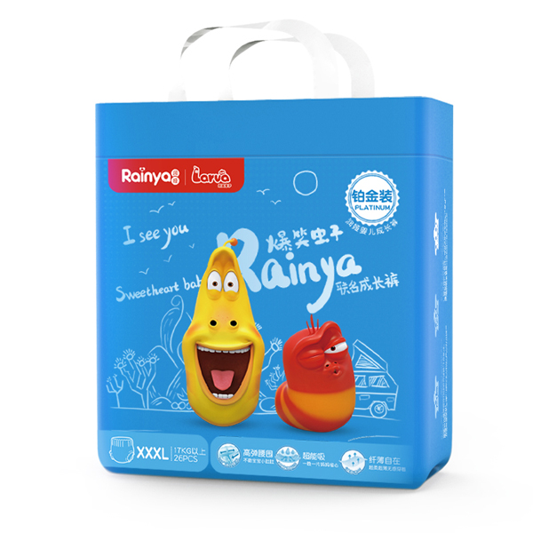 潤(rùn)婭爆笑蟲(chóng)子鉑金裝嬰兒成長(zhǎng)褲XXXL