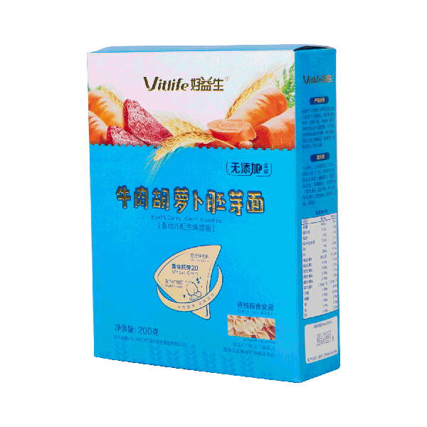 好益生牛肉胡蘿卜胚芽面(蝴蝶面)