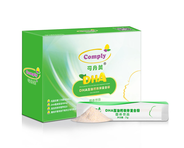 可丹美DHA藻油鈣鐵鋅復(fù)合粉