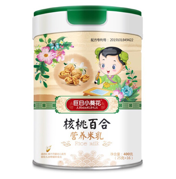 巨日小葵花核桃百合營(yíng)養(yǎng)米乳