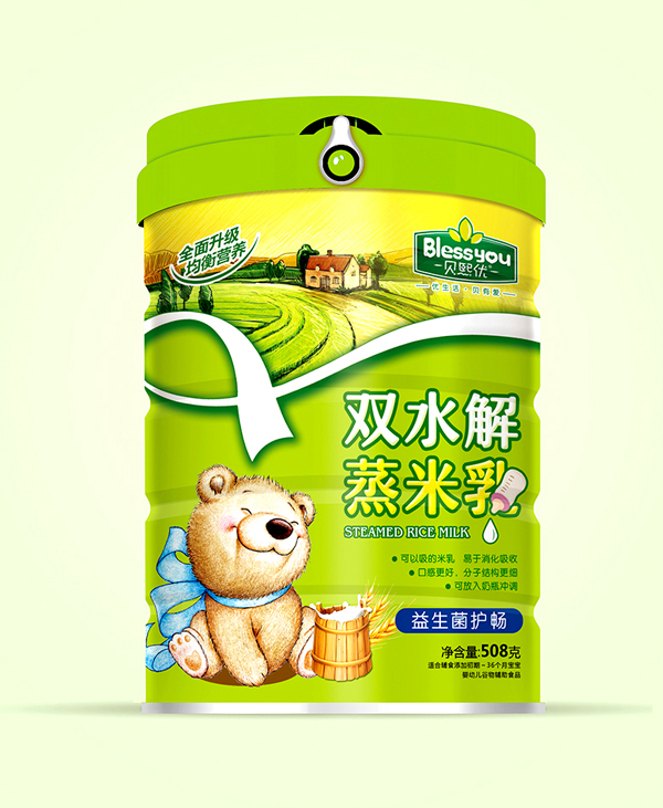 貝熙優(yōu)雙水解蒸米乳聽(tīng)裝508克(益生菌護(hù)暢).jpg