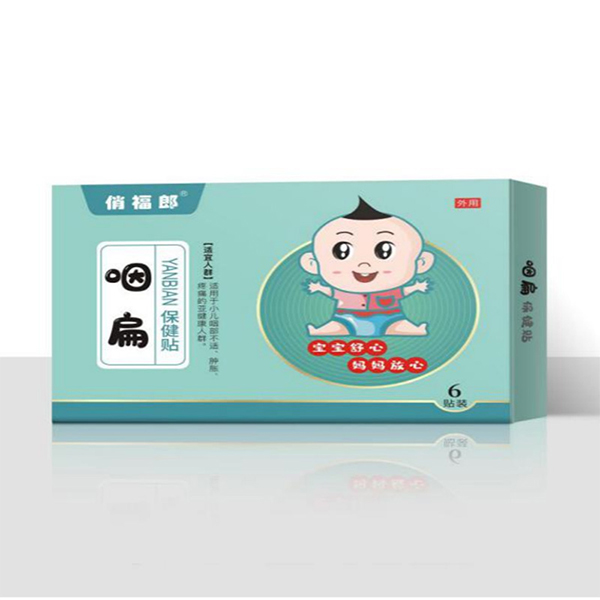 俏福郎咽扁保健貼 6貼裝