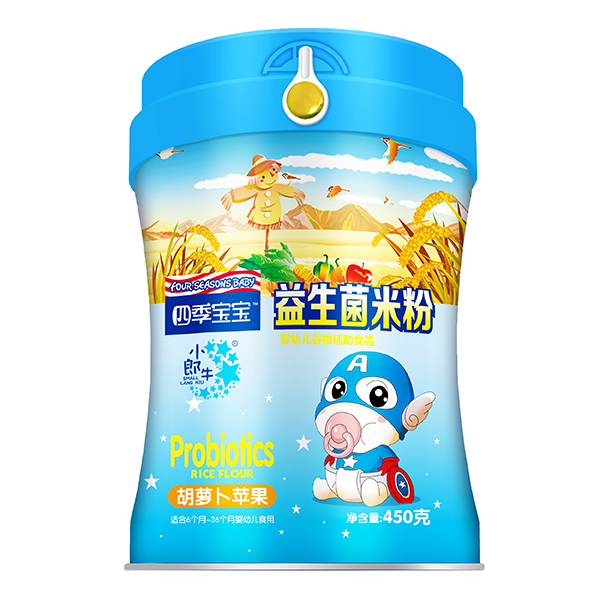 四季寶寶益生菌米粉-胡蘿卜蘋(píng)果