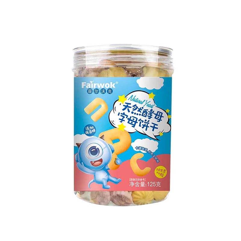 菲爾沃克天然酵母字母餅干