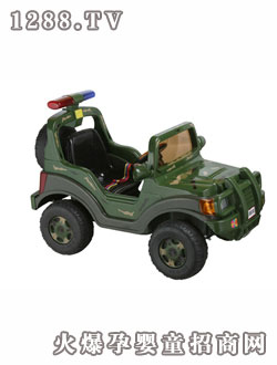 貝思達綠色童車HJ-001