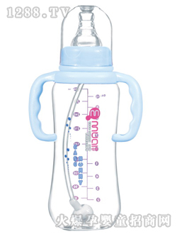 安心有柄自動母乳實感大圓弧奶瓶