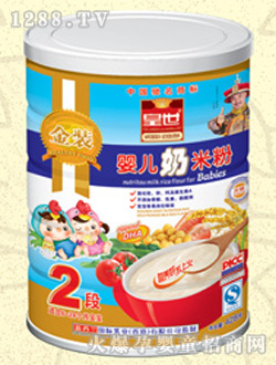金裝皇世yinge奶米粉2段428g