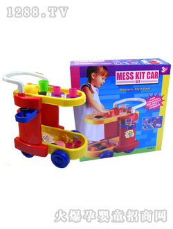 錦龍推車西餐玩具669A