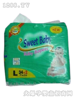 靜潔yinge紙尿褲大號(hào)34加2包裝