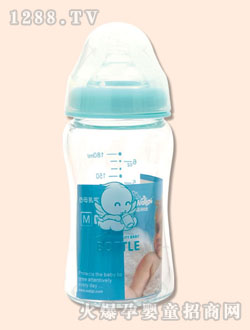 娃麗比5安高級(jí)弧形自動(dòng)玻璃奶瓶