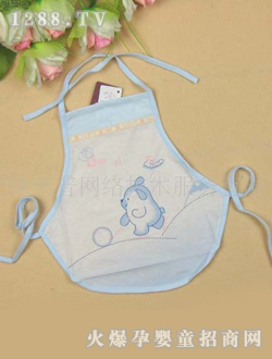 多比兔藍(lán)色yinge肚兜