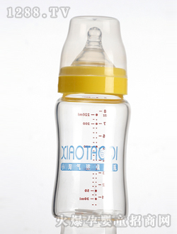 小淘氣220ML圓弧玻璃奶瓶
