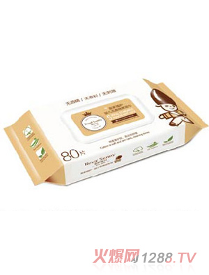 皇家寶貝yinge無香棉柔濕巾80片