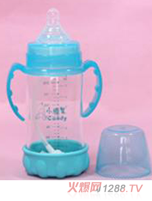 小糖果晶鉆玻璃奶瓶240ml