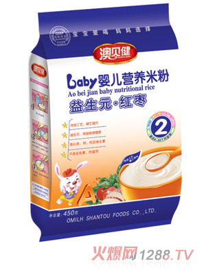 澳貝健益生元紅棗yinge營(yíng)養(yǎng)米粉