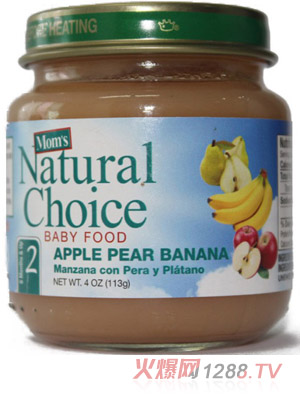 瑪歐仕yingye蘋果梨香蕉果泥