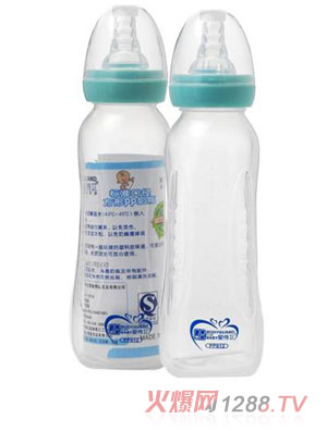 嬰侍衛(wèi)標準口徑方形PP奶瓶300ml