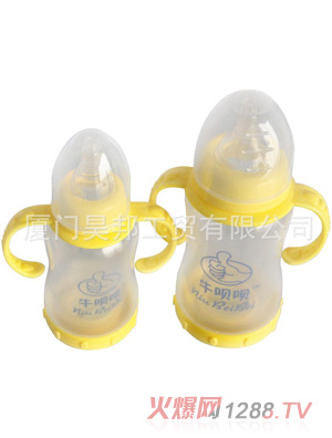 牛唄唄自動防脹氣玻璃奶瓶