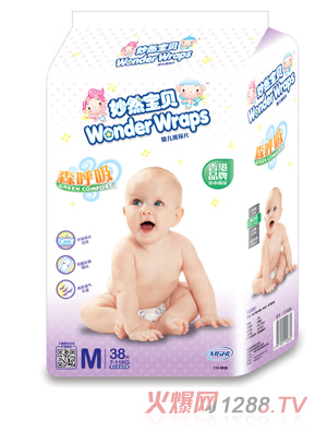 妙然寶貝森呼吸yinge紙尿片M38