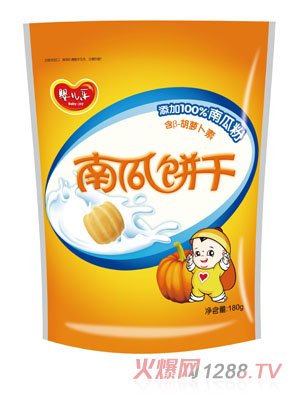 yinge樂(lè)南瓜餅干180g