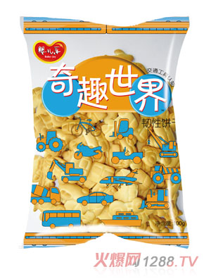 yinge樂奇趣世界交通工具餅干