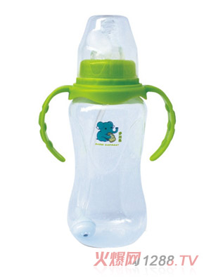 多比象帶手柄yinge自動(dòng)奶瓶綠色