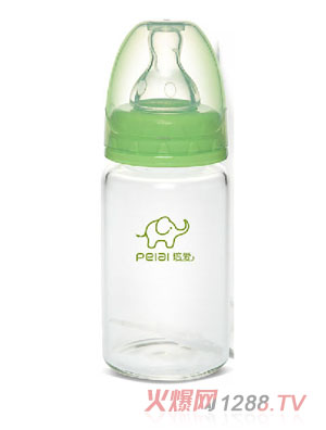 培愛標(biāo)準(zhǔn)口徑晶鉆玻璃奶瓶120ml