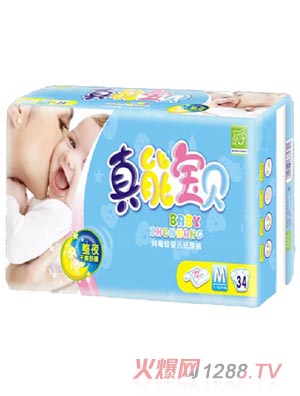 真能寶貝消毒級yinge紙尿褲M碼34片