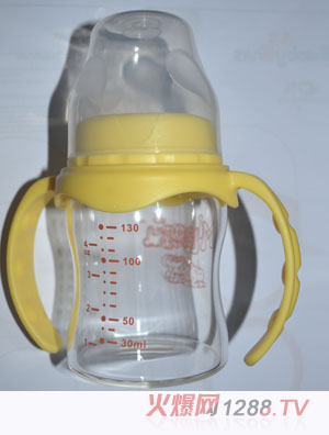 乖乖虎晶鉆玻璃奶瓶130ML