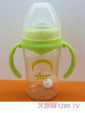 苗哺專家7安寬口弧形雙耳PPSU高級奶瓶