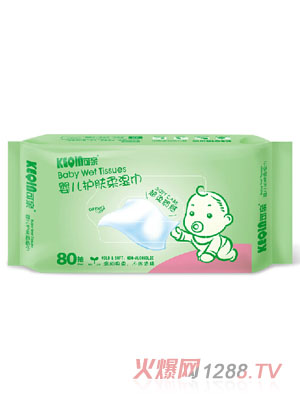 可親yinge護(hù)膚柔濕巾80抽