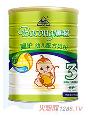 華丹博聰呵護(hù)yingye配方奶粉3段