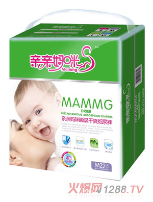親親媽咪瞬吸干爽紙尿褲M(mǎn)22片