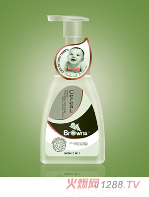 布朗天使yinge泡泡洗發(fā)沐浴二合一（薏米）