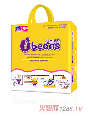 悠然豆豆柔薄金呵護yinge紙尿片L28片