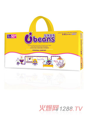 悠然豆豆柔薄金呵護yinge紙尿片S52片